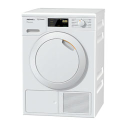 Miele TDD120WP Freestanding Heat Pump Tumble Dryer, 8kg Load, A++ Energy Rating, White